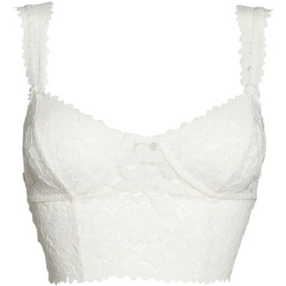 Free People Dream Away Lace Longline Bralette - Picture 6 of 6